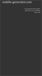Mobile Screenshot of mobile-generator.com
